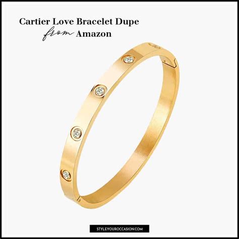 cartier love bracelet heart dupes